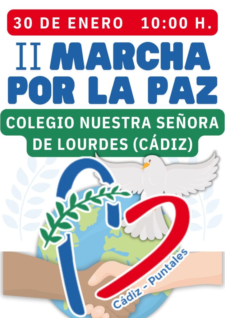 Marcha por la Paz 2025. 30 de enero a las 10h.