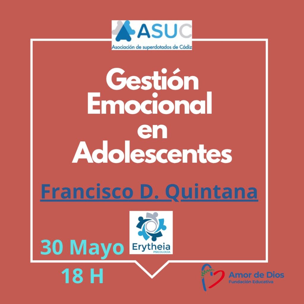 Encuentro Informativo Asuc Altas Capacidades: 30 de mayor de 2025 a las 18h.